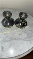 Sterling Candle Holders