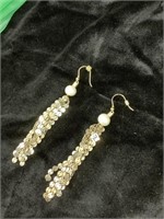 Long dangled earrings