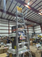 Werner 10 ft aluminum ladder 300 lb max