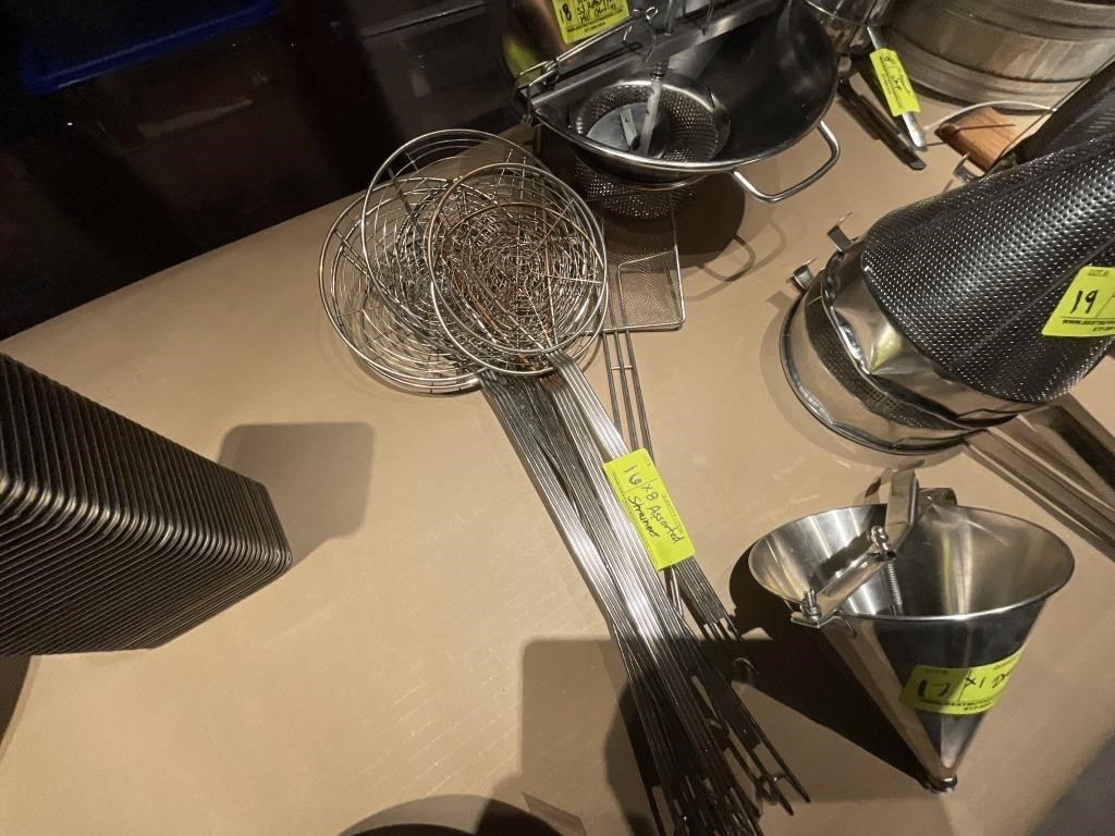 ASSORTED STRAINERS