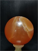 Honey Calcite Sphere