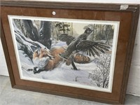 Framed Numbered & Signed Print - A Bird In The