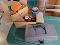 Small Tool Box, Contents, Solder Reels & More