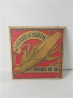 Vintage Wood Sign Sugar Corn  U15E