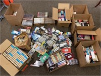 Massive group 400+ VHS tapes - some sealed, some
