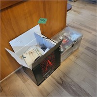 M152a Sewing Box and Misc linens