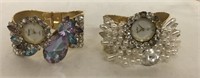 2 JEWELED WATCHES