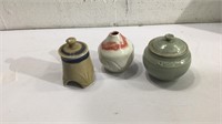 3 Pc. Signed Pottery T13B