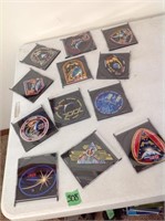 collectable Space patches in cases