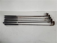 Mixed Vintage Golf Clubs