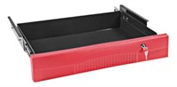 Rubbermaid FG459300RED Red Extension Drawer for
