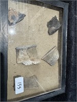 5 PC OF POTTERY FRAGMENTS CASE NOT INCLUDED