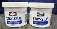 2 Tubs 1lb  Stay-Silv  White Brazing Flux