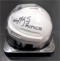 Wayne Gretzky LA Kings Signed Mini Helmet w/COA