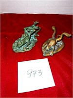 COPPER BRASS FROGS