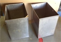 Stainless steel 2 gallon shop cans