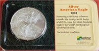 (48) - 2004 SILVER AMERICAN EAGLE $1 COIN