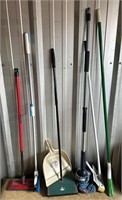 Misc Lot of Brooms & Mops