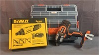 Ridgid impact wrench, DeWalt charger, HDX case