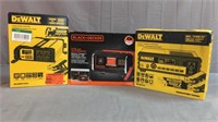 2 battery chargers/maintainers & 1 power inverter