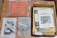 FLAT OF ASSORTED VTG DAIRY MANUALS