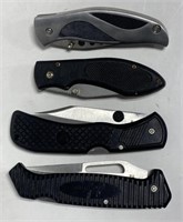(T) Lot of 4 Pocket Knives, brands include Jaguar,
