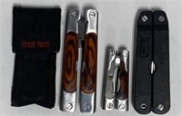 (T) Lot of 4 Utility Combo Knives, brands incl.