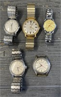 (5) Self Winding Vintage Watches