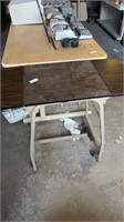 Small, Folding Table with on wheels