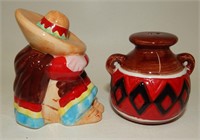Mexican Senor & Pottery Jug
