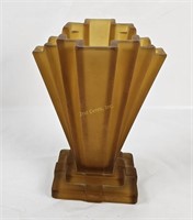 Art Deco Glass Vase