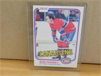 1981-82 Bob Gainey Hockey Card