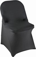 Black Spandex Folding Chair Covers