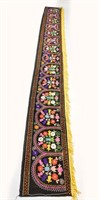 COLORFUL EMBROIDERED SILK SUZANI WALL RUNNER