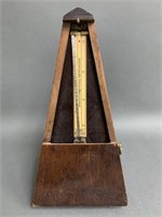 Antique Wooden Stenotype Timing Metronome