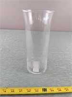 Thanks & Giving Clear Vase (9" x 4")