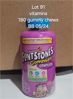 BB 5/24 Childrens Vitamins FLINTSTONES  PK/180