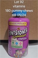 BB 5/24 Childrens Vitamins Gummies PK/180