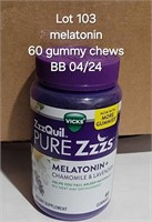 BB 4/24 Sleeping Supplement ZZZquil VICKS PK/60