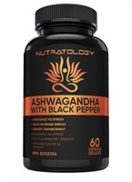 Organic Ashwagandha With Black Pepper For