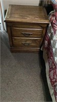 2 Drawer Nightstand 17x21 1/2 x 24 in Tall