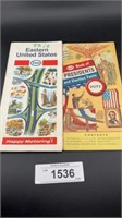 Esso eastern United States, map, and book of