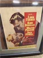 ORIGINAL MOVIE POSTER THE BAD AND THE BEAUTIFUL