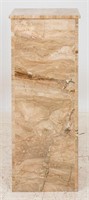 Italian Modern Beige Breccia Marble Pedestal