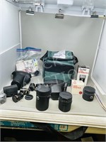 Pentax 35mm Spotmatic M42 camera & bag