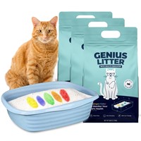 Genius Cat Litter with 5-Color Health Indicator,