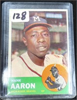 1963 TOPPS HANK AARON #390