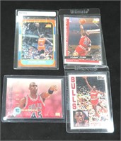 Four (4) Michael Jordan Cards