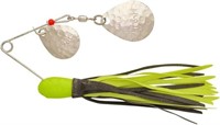 H&h Double Spinner Chartreuse Black 3/8oz Lure 6pc