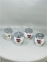 4 Royal Worcester egg coddlers